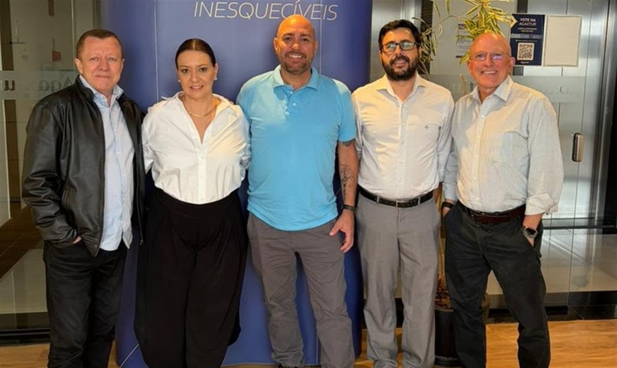 Jarbas Correa Junior, Ana Scomparini, Paulus dos Anjos, Fabio Guillen e Aldo Leone