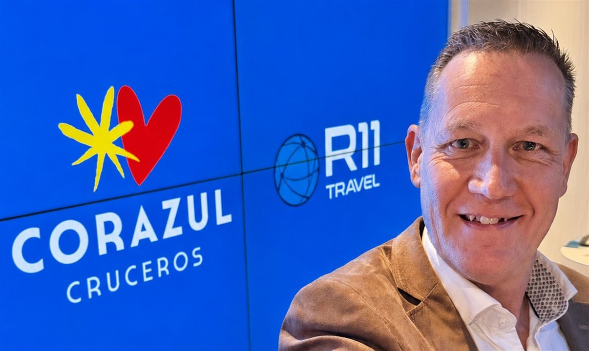 Camille Appeldoorn, COO da Corazul Cruceros, participou de reuniões na sede da R11 Travel
