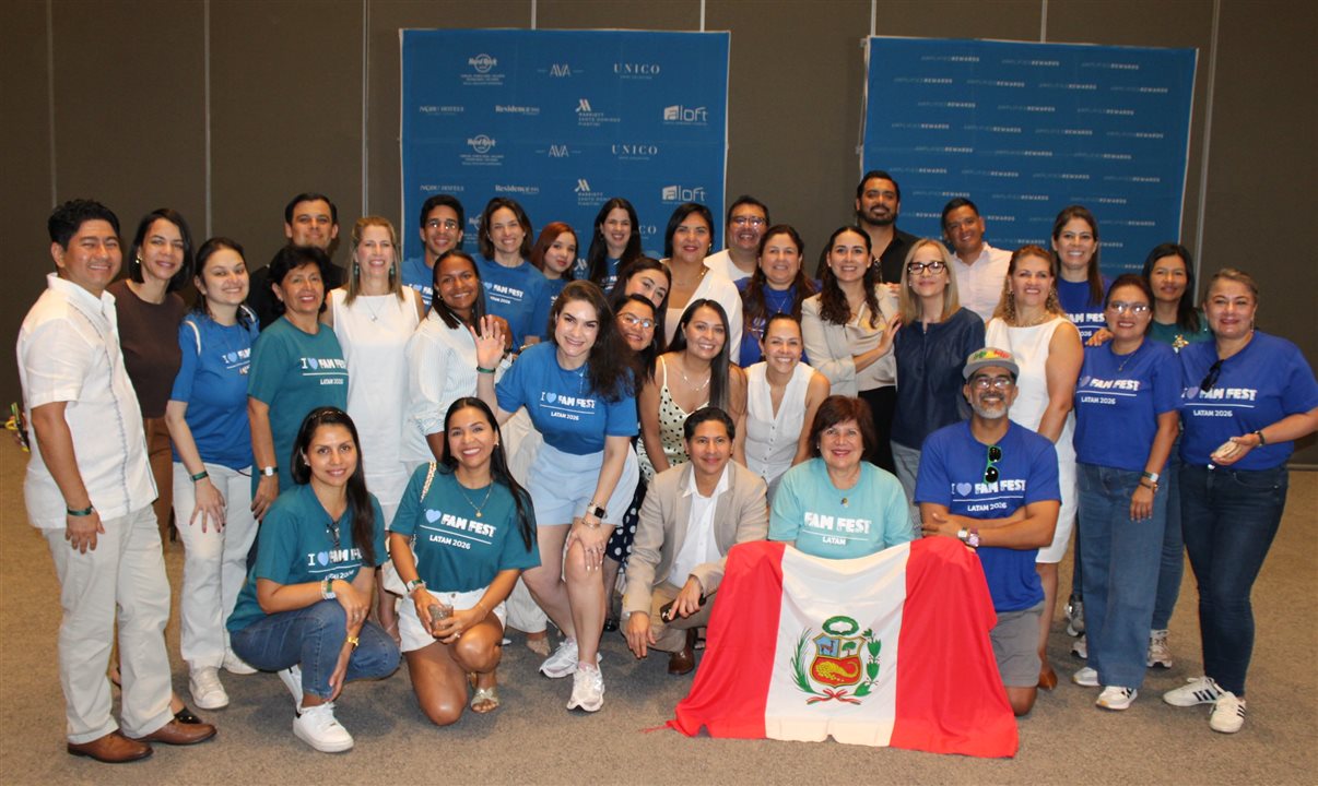 Agentes de viagens com representantes da PAM Hotels