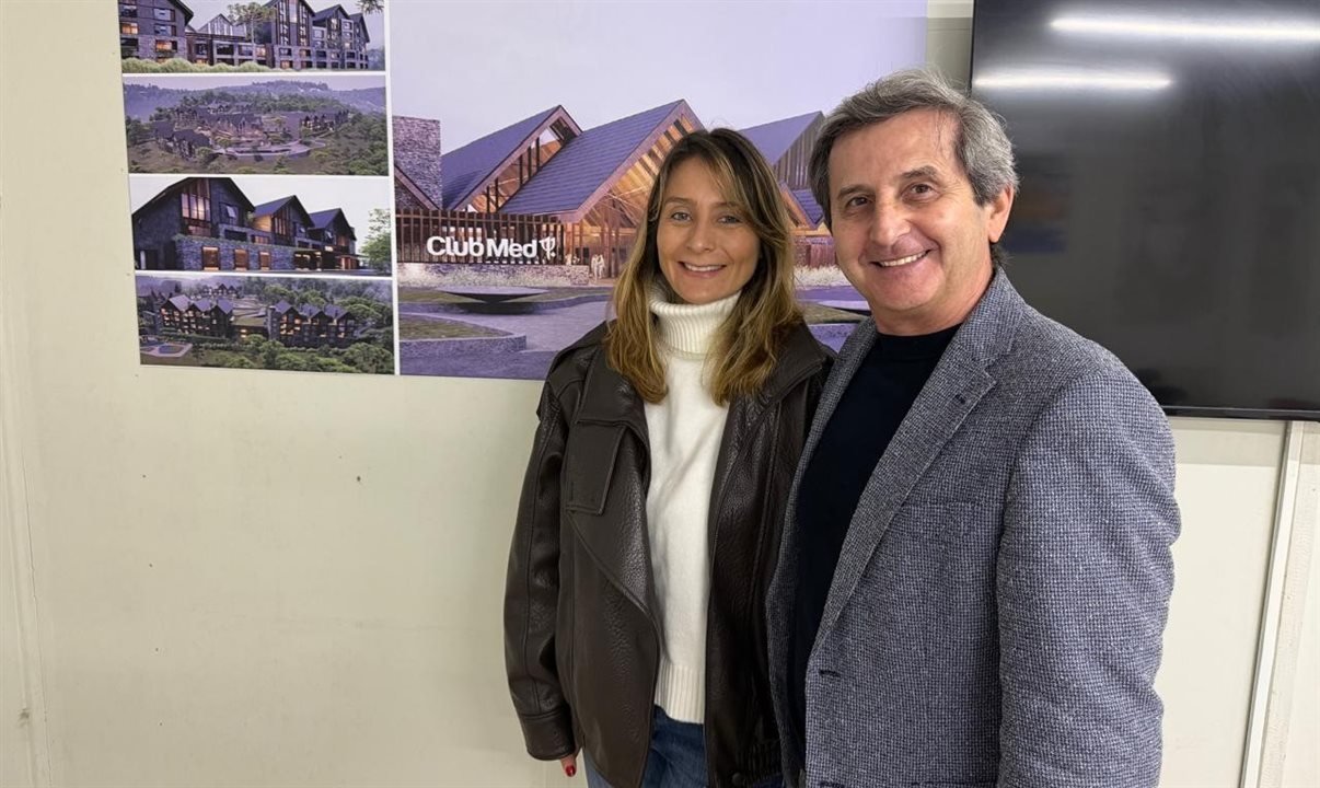 Rachele Montellano é recebida em Gramado por Jaime Sirena