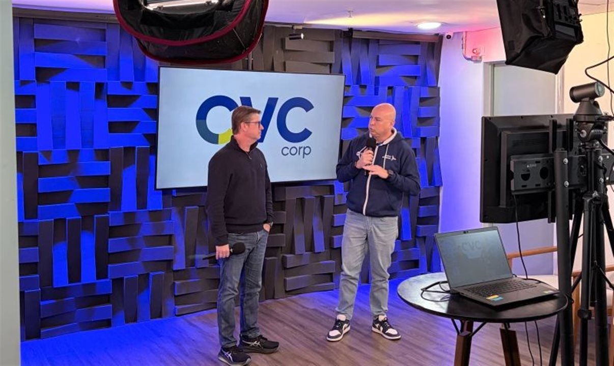 Bob Rossato, VP de TI e Digital, e Fabio Mader, CEO da CVC Corp
