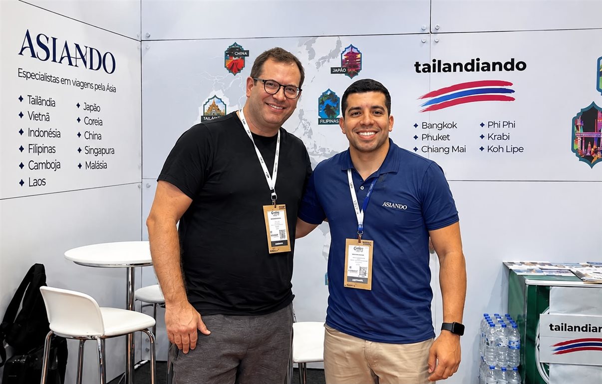 André Negrini, do Só Agentes, e Bruno Miguel, da Tailandiando