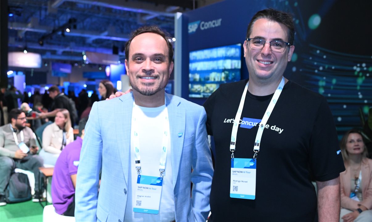 Wagner André e Rodrigo Murad, da SAP Concur
