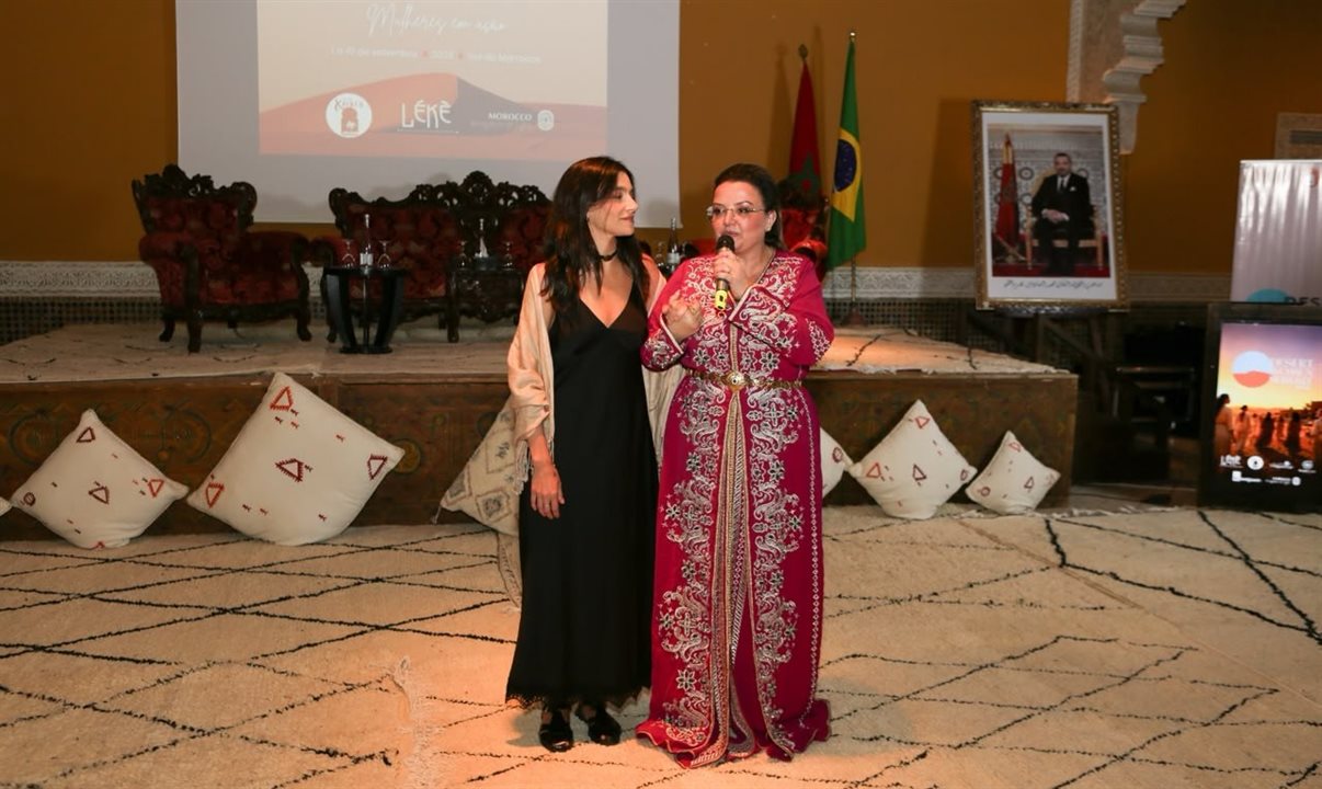 Giulia Buratta, da Blanc Tour, e Janaína Araújo