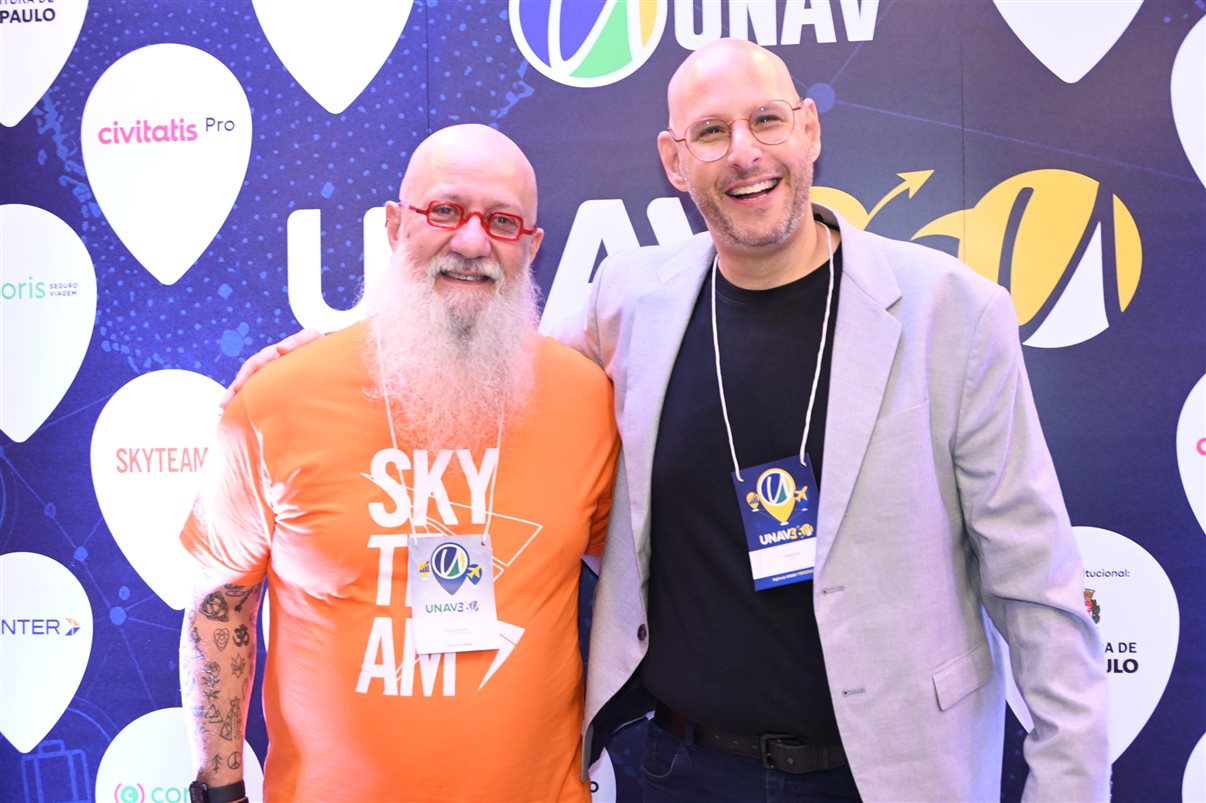 Elis Rodrigues, da Skyteam Consolidadora, e Duda Slud, da Unav