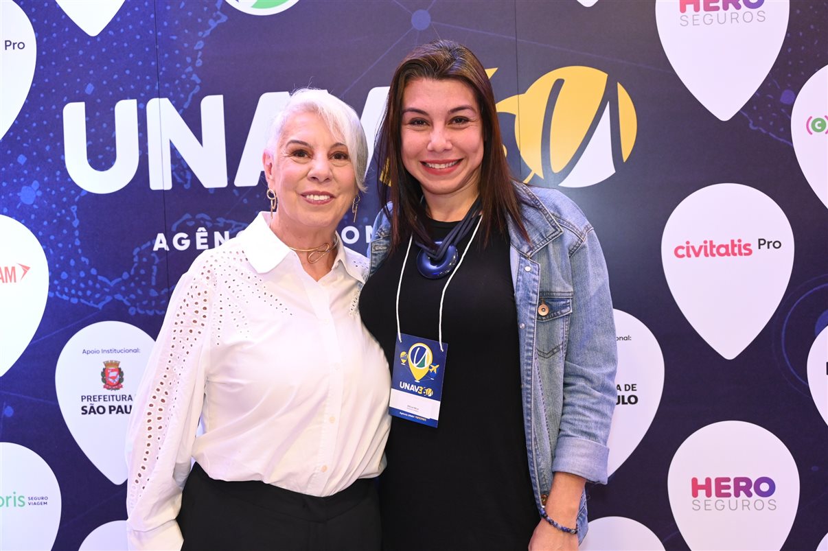Ines Melo, a Unav, e Stella Melo, da Stanfer Turismo