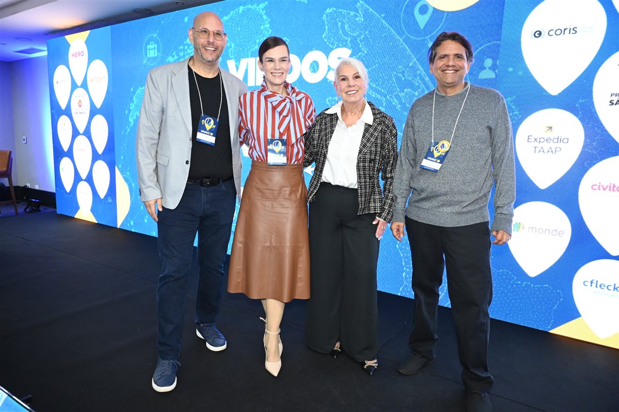 Duda Slud, Fanny Lunkes, Ines Melo e Adriano Pereira, da Unav