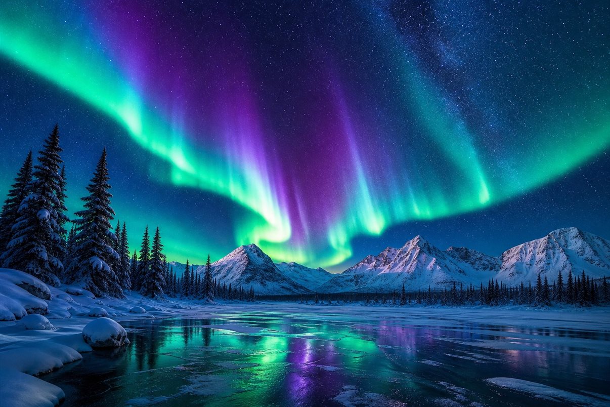 Dos mercados de Natal europeus, que transformam cidades em verdadeiros contos de fadas, à magia das luzes eternas — da Aurora Boreal do Canadá à Escandinávia, passando por Rovaniemi, a vila do Papai Noel