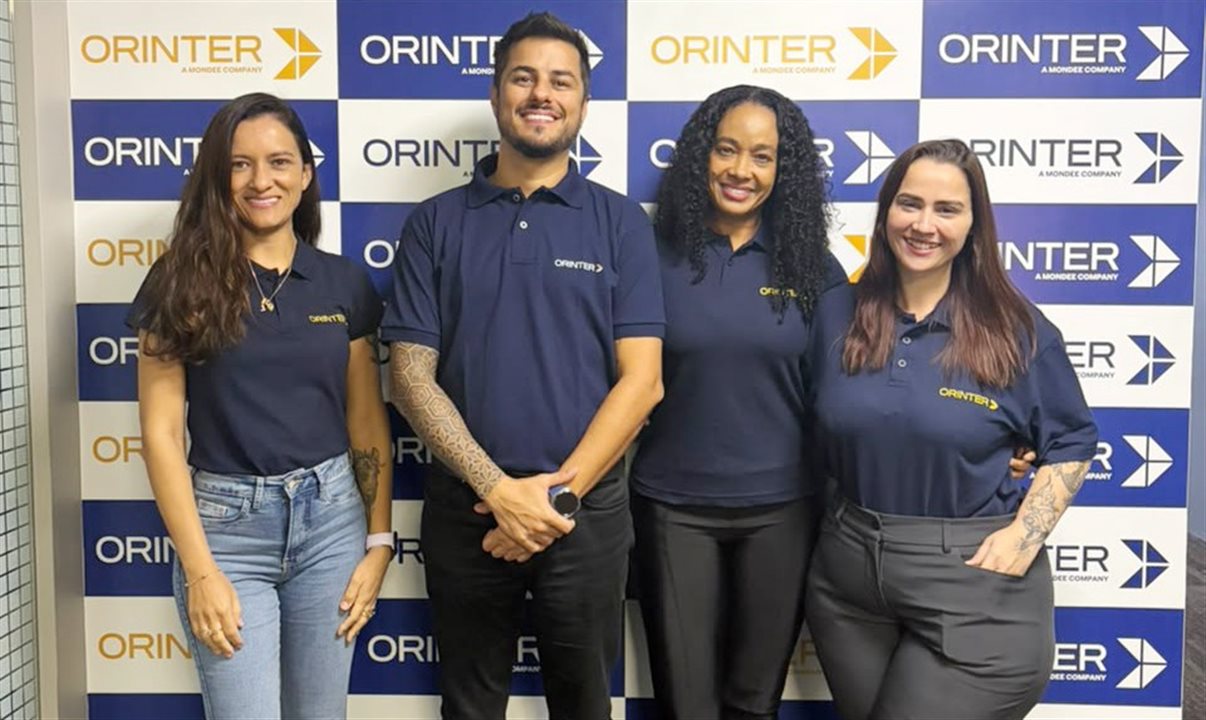 Rosalia Salazar, Bruno Baeta, Marcela Duarte e Thamires Teixeira, time da Orinter em MG