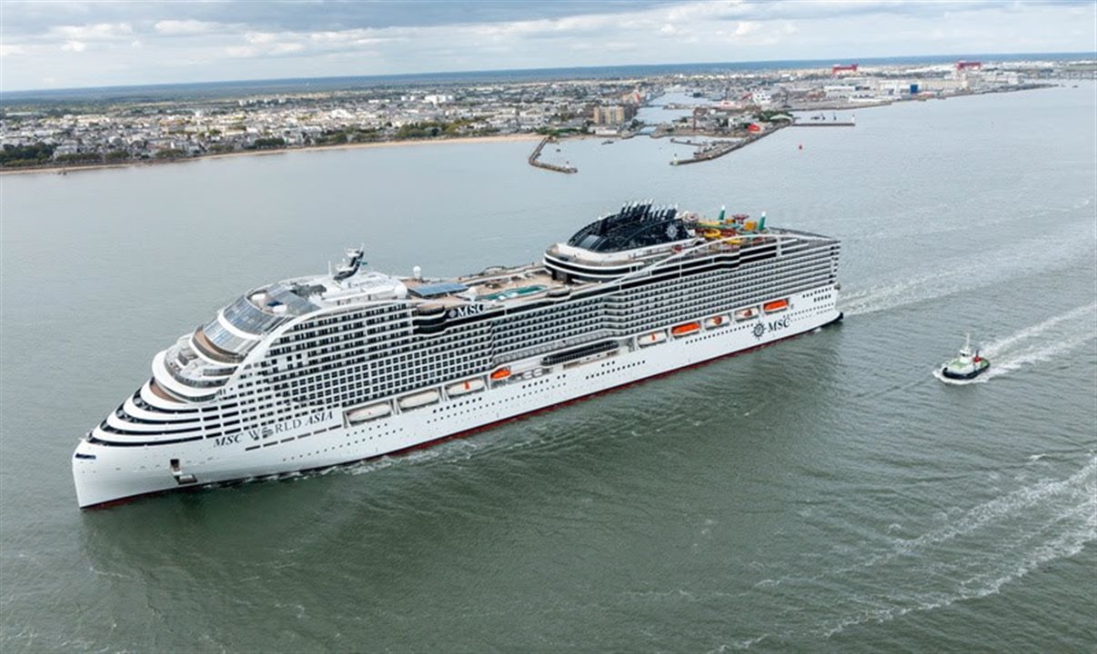 Navio receberá agora os últimos ajustes no estaleiro Chantiers de l’Atlantique, em Saint-Nazaire, na França, antes de ser oficialmente entregue à MSC Cruzeiros no dia 25 de novembro