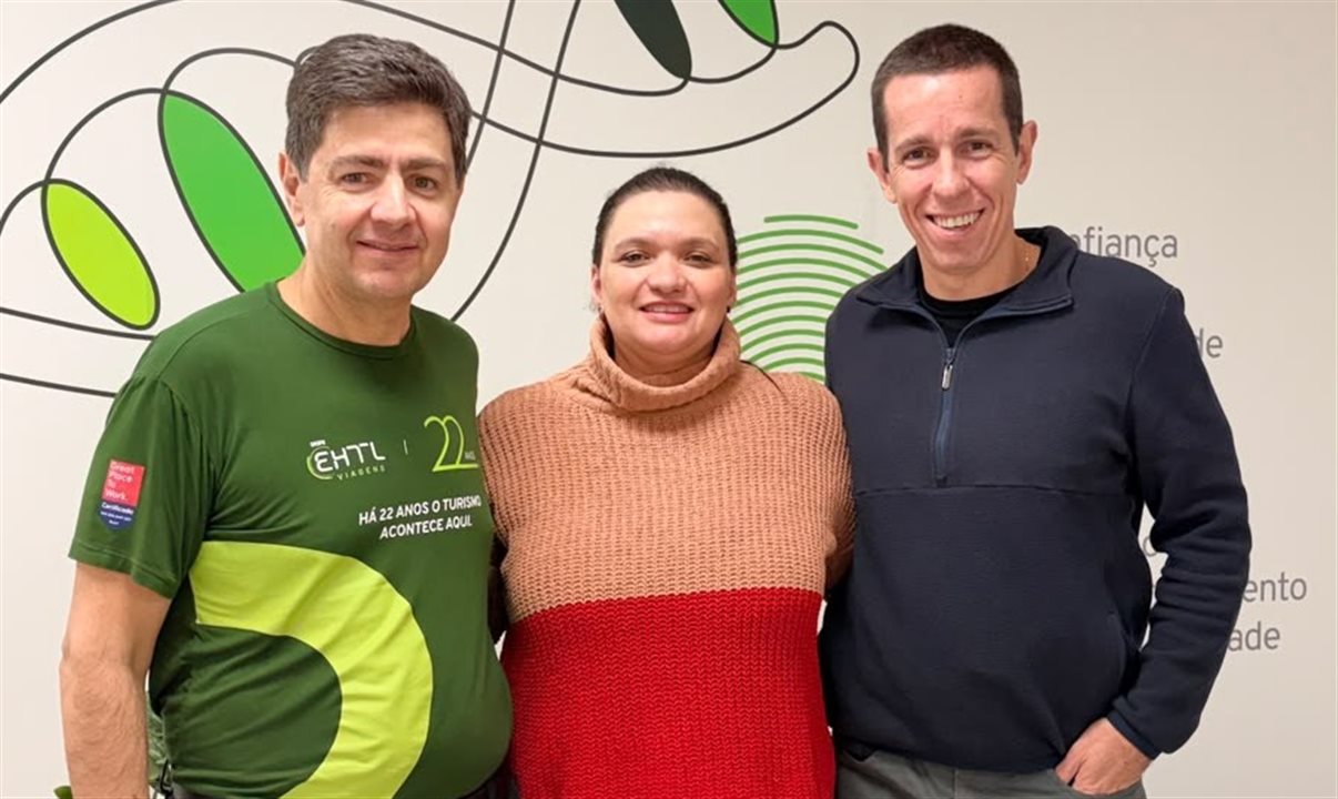 Roberto Vertemati, Eliane Rizzo e Flavio Louro, da EHTL