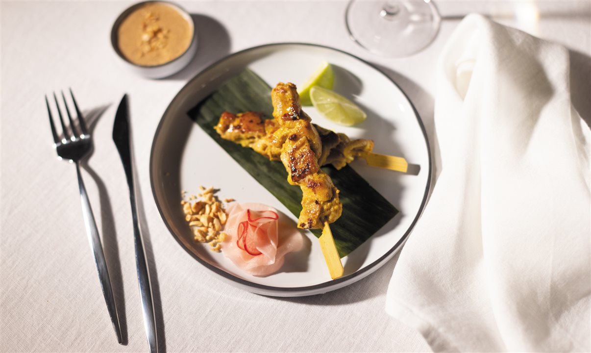 Chicken Satay do Solmar Terrace