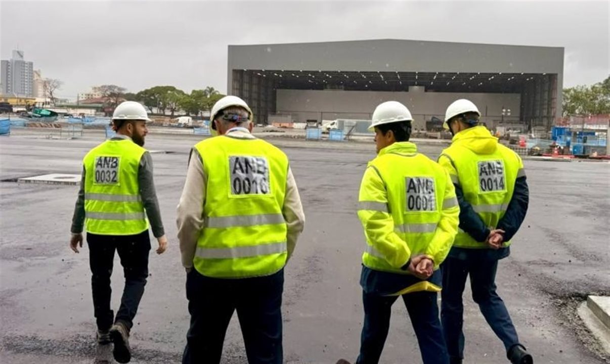 Atualização foi divulgada pelo CEO do Aeroporto de Congonhas, Kleber Meira, após uma visita às frentes de trabalho