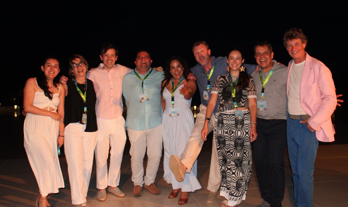 Equipe da Aruba Tourism Authority para América Latina em clima de celebração