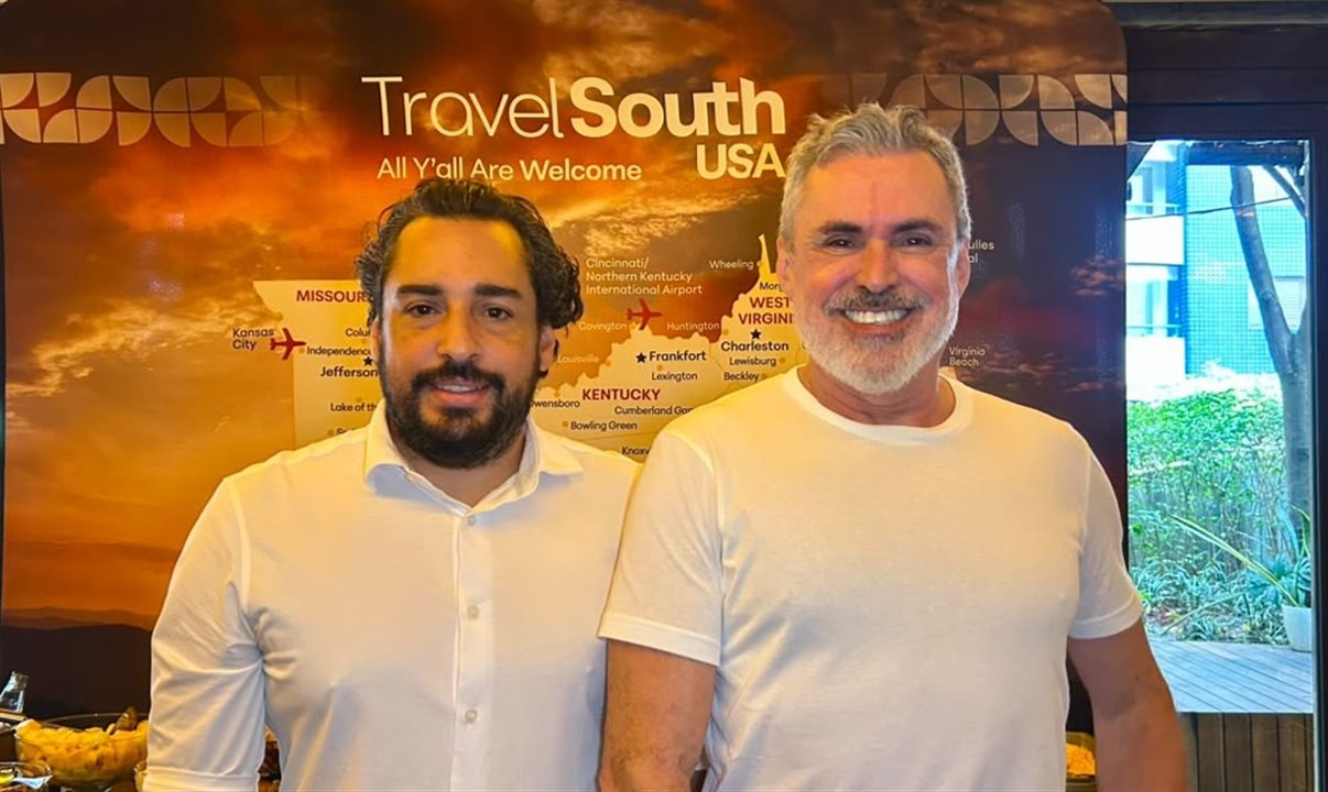 Kim Moura e Allan Colen, do Travel South USA