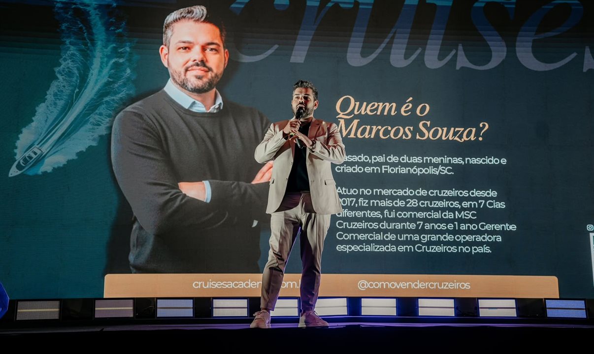 Marcos Souza, fundador da Cruises Academy, ressalta o caráter de capacitação da iniciativa