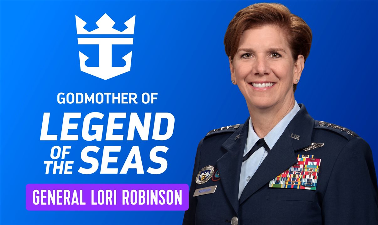 Lori J. Robinson, madrinha oficial do Legend of the Seas