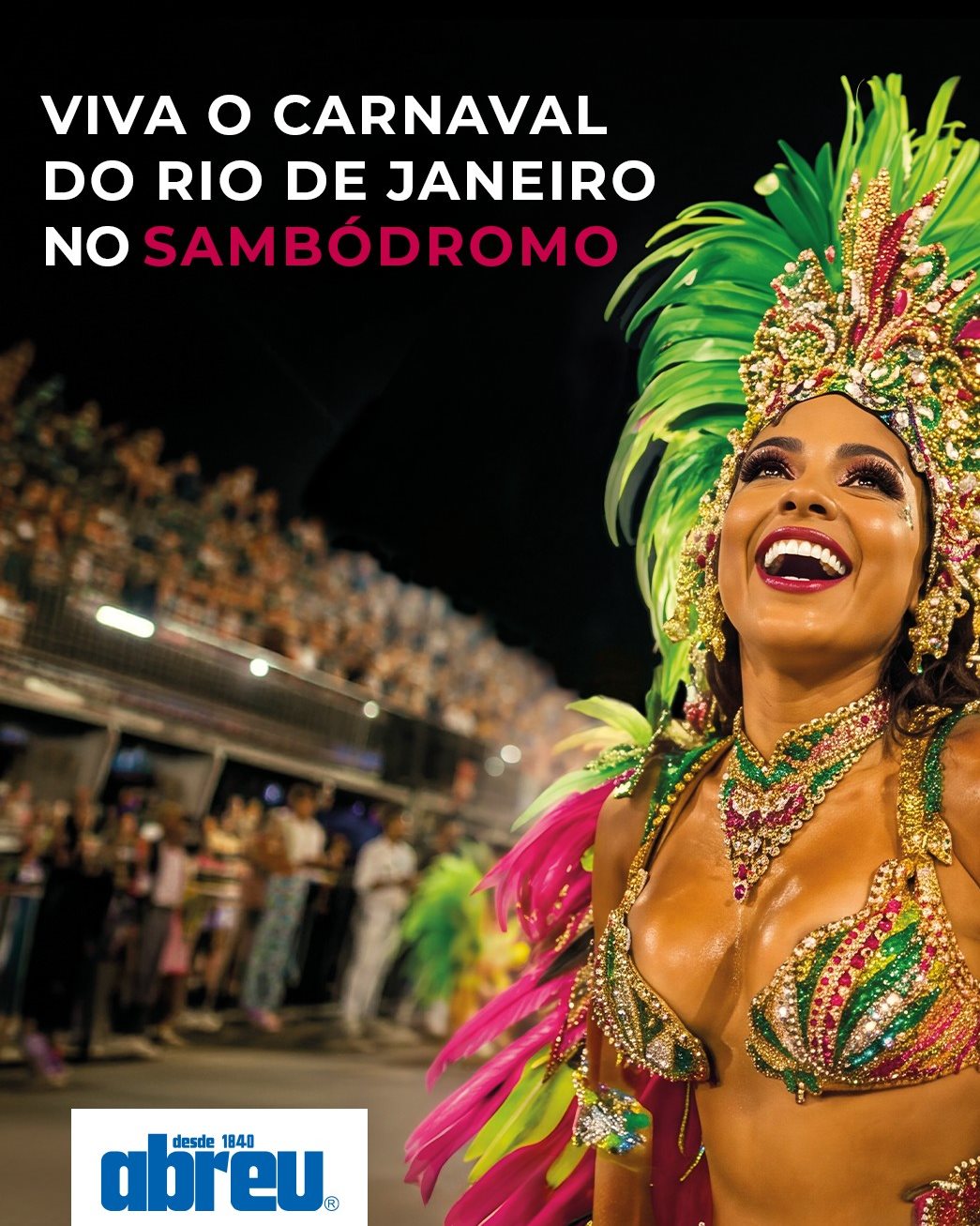 Comercialização antecipada de uma experiência para o Carnaval do Rio de Janeiro de 2027