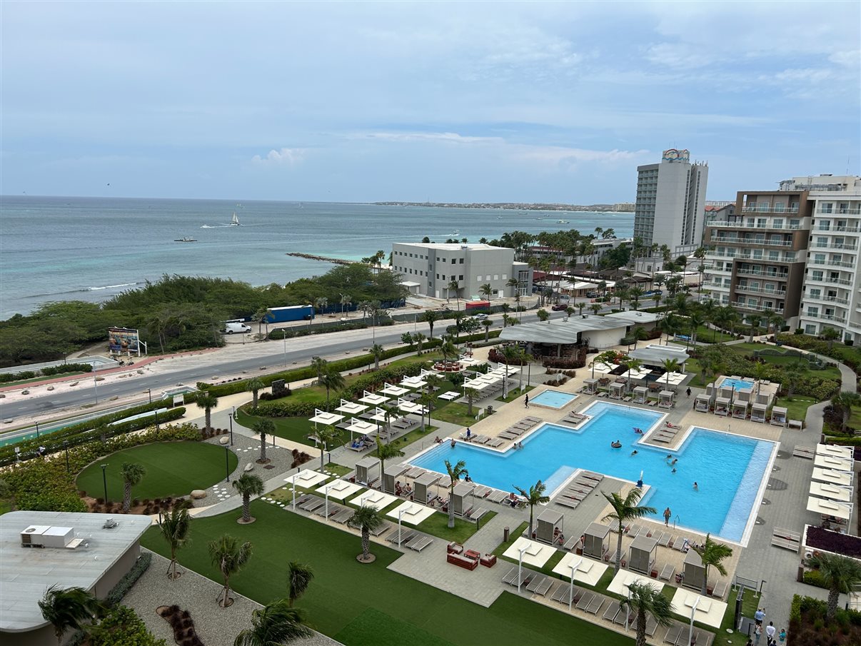 Vista do resort