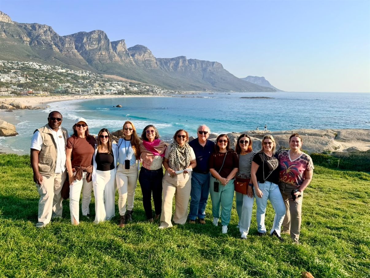 Grupo do Famtour promovido pela Diversa Turismo com a Sense of Africa curte tarde na Cidade do Cabo