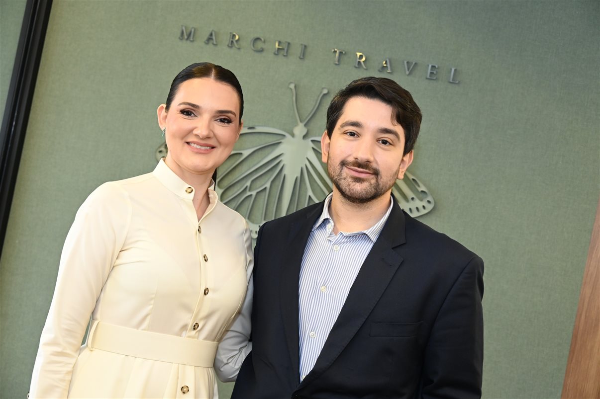 Natália Marchi e Ricardo Gilber, da Marchi Travel