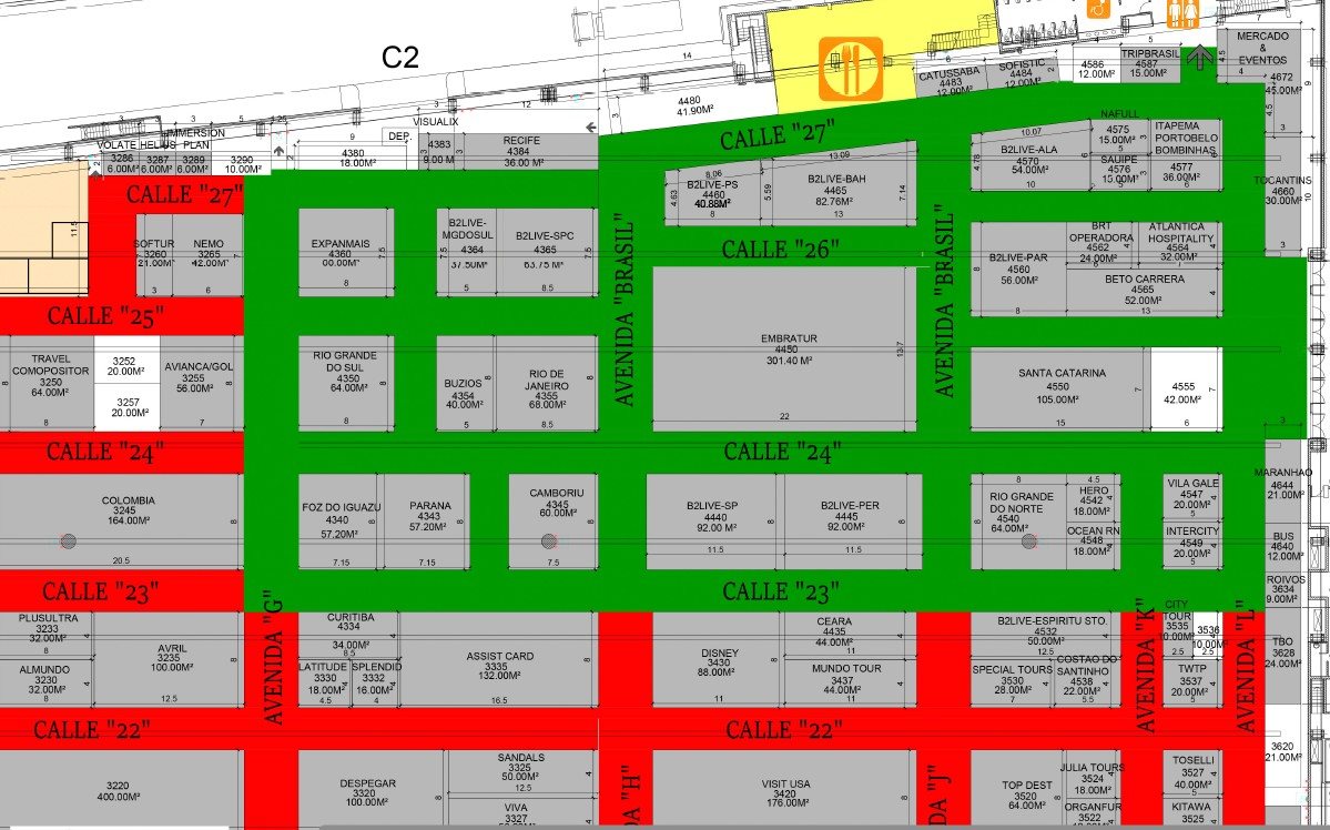 Mapa da FIT 2026
