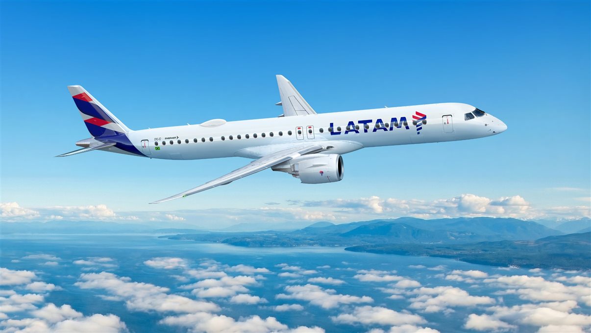 Vêm aí os Embraer da Latam