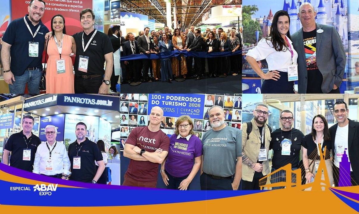 Corte de faixa marca a abertura da Abav Expo 2026