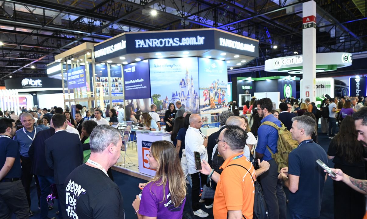 Como sempre o Estande PANROTAS é um dos espaços mais movimentados da Abav Expo