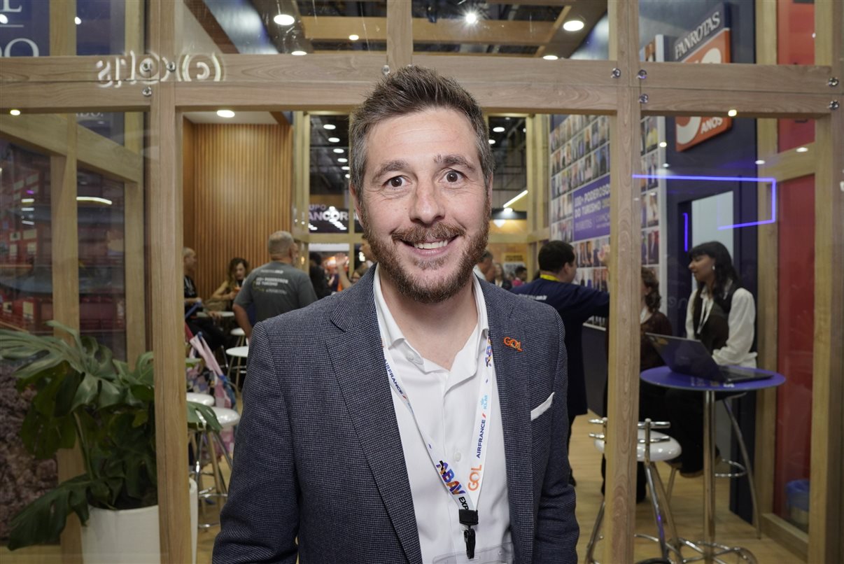 Danillo Barbizan, diretor comercial da Gol, na Abav Expo 2026