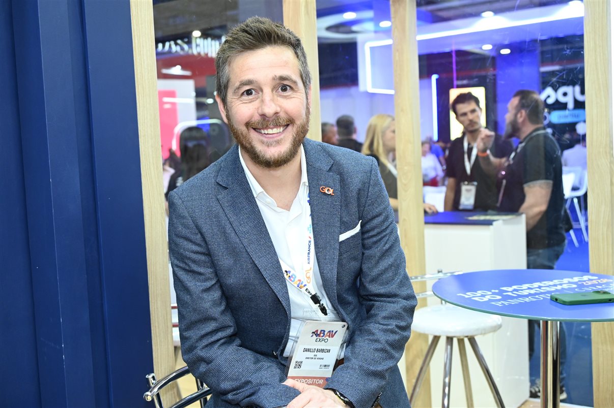 Danillo Barbizan, diretor comercial da Gol, na Abav Expo 2026