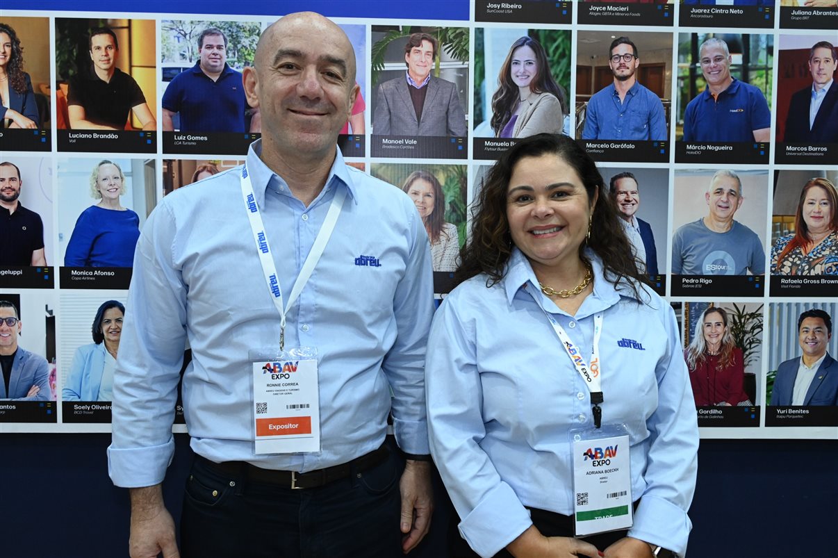 Ronnie Corrêa e Adriana Boeckh, da Abreu