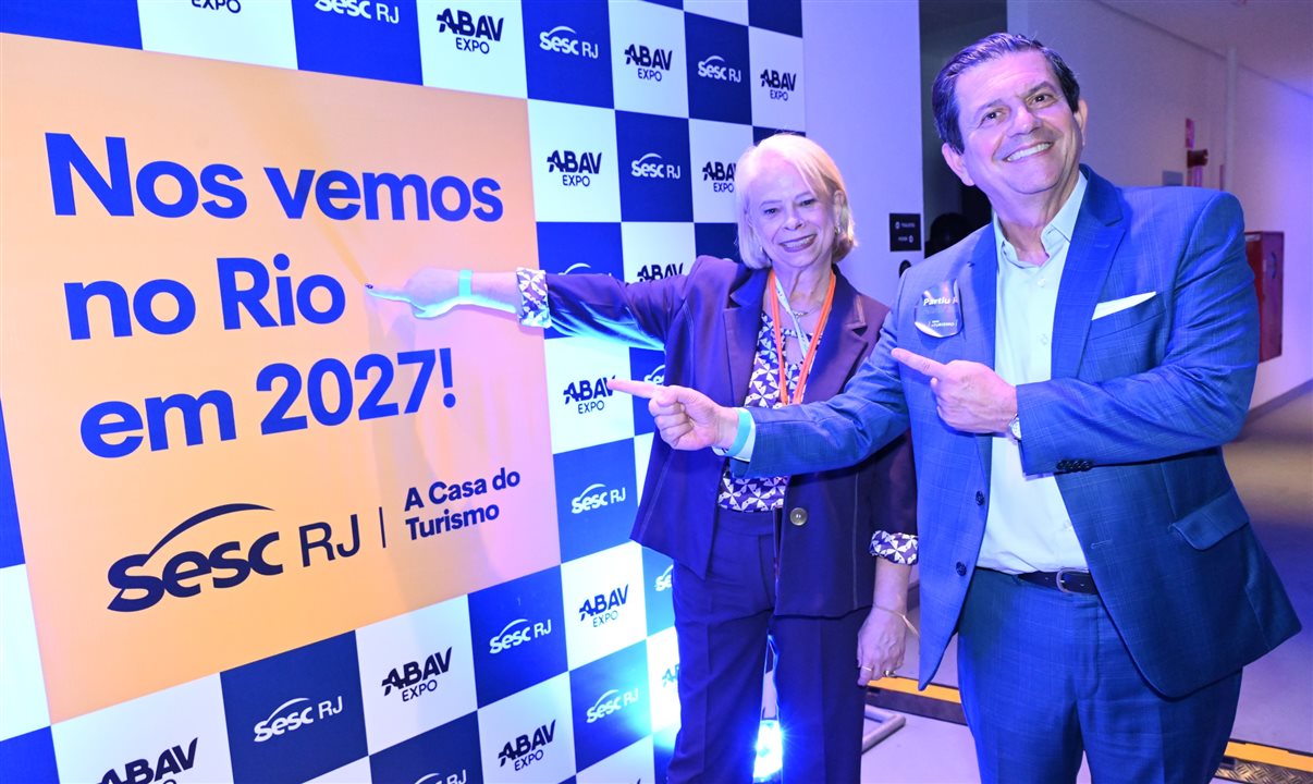 Adriana Homem de Carvalho e Otavio Leite, da Fecomércio RJ