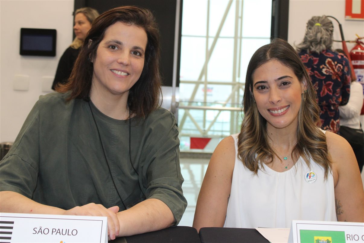 Ana Biselli, secretária de Turismo de São Paulo, e Marina Marinho, presidente do Fornatur