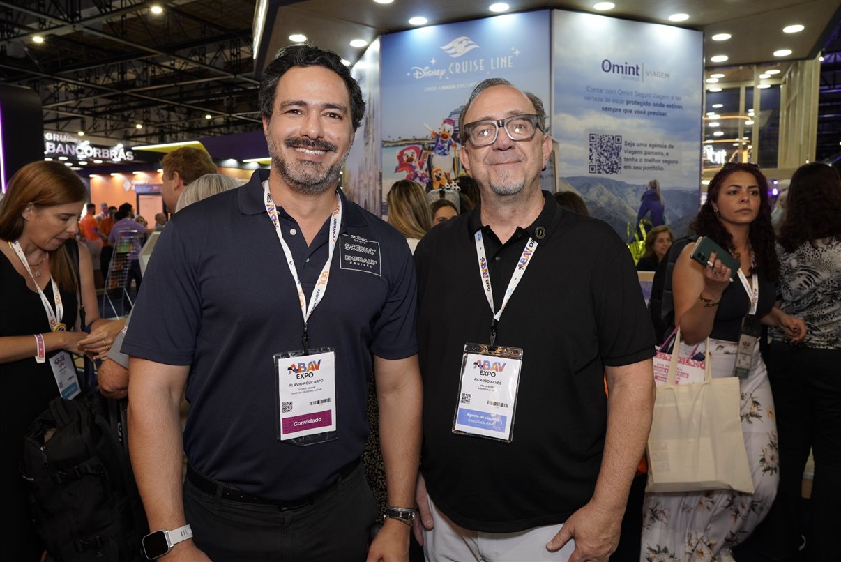 Flavio Policarpo, do Scenic Group, e Ricardo Alves, da Velle