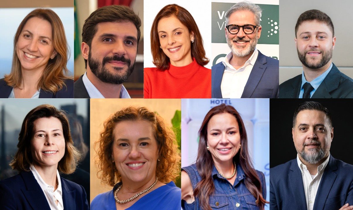 Ana Prado (Syngenta), Cássio Zenellatto (Gol), Juliana Porchat (FAS Advogados), Humberto Cançado (Voetur), Jonathan Pimenta (Localiza), Marília Garcia (Mastercard), Patricia Thomas (Omnibees), Priscila Pereira (Atlantica) e Rafael Moumdjian (Sygnenta)
