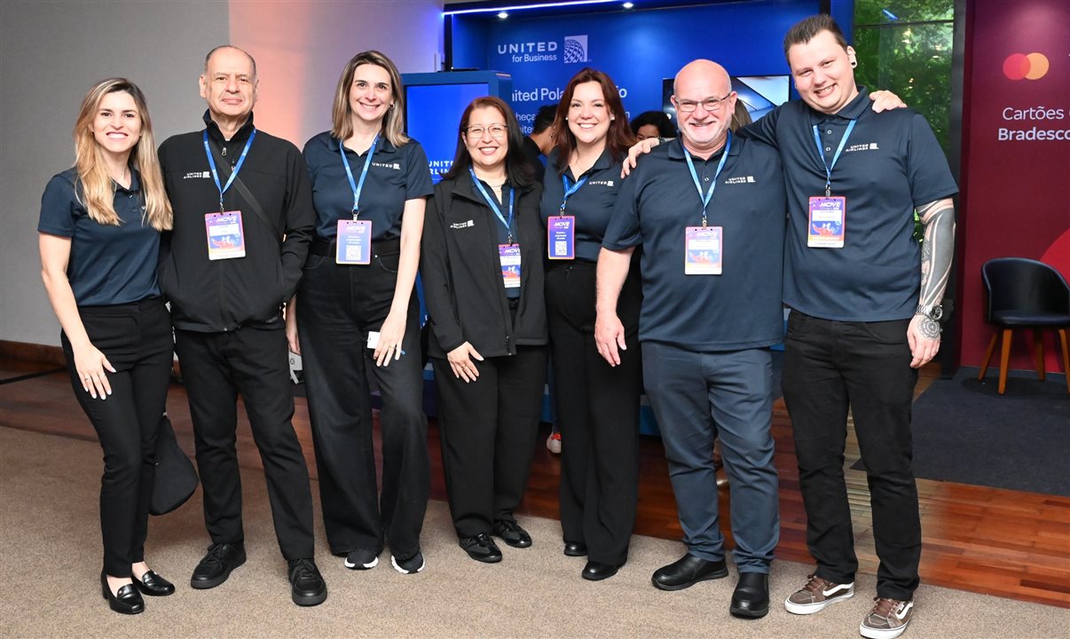 Monica Reis, Giovanni Castro, Mariana Trevizan, Tatiana Arantes, Barbara Valério, Márcio Adler e Vitor Romão, da United