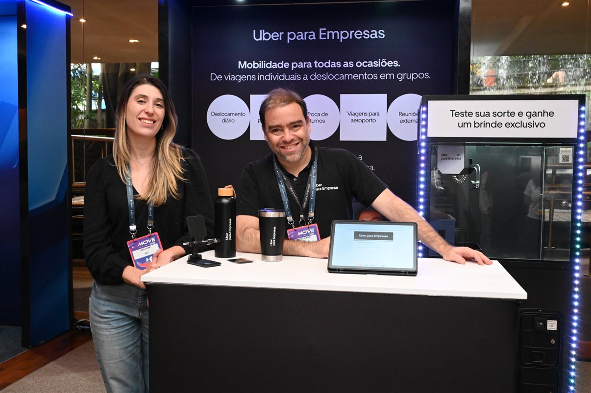 Lívia Ulian e Bruno Hirsch, da Uber para Empresas