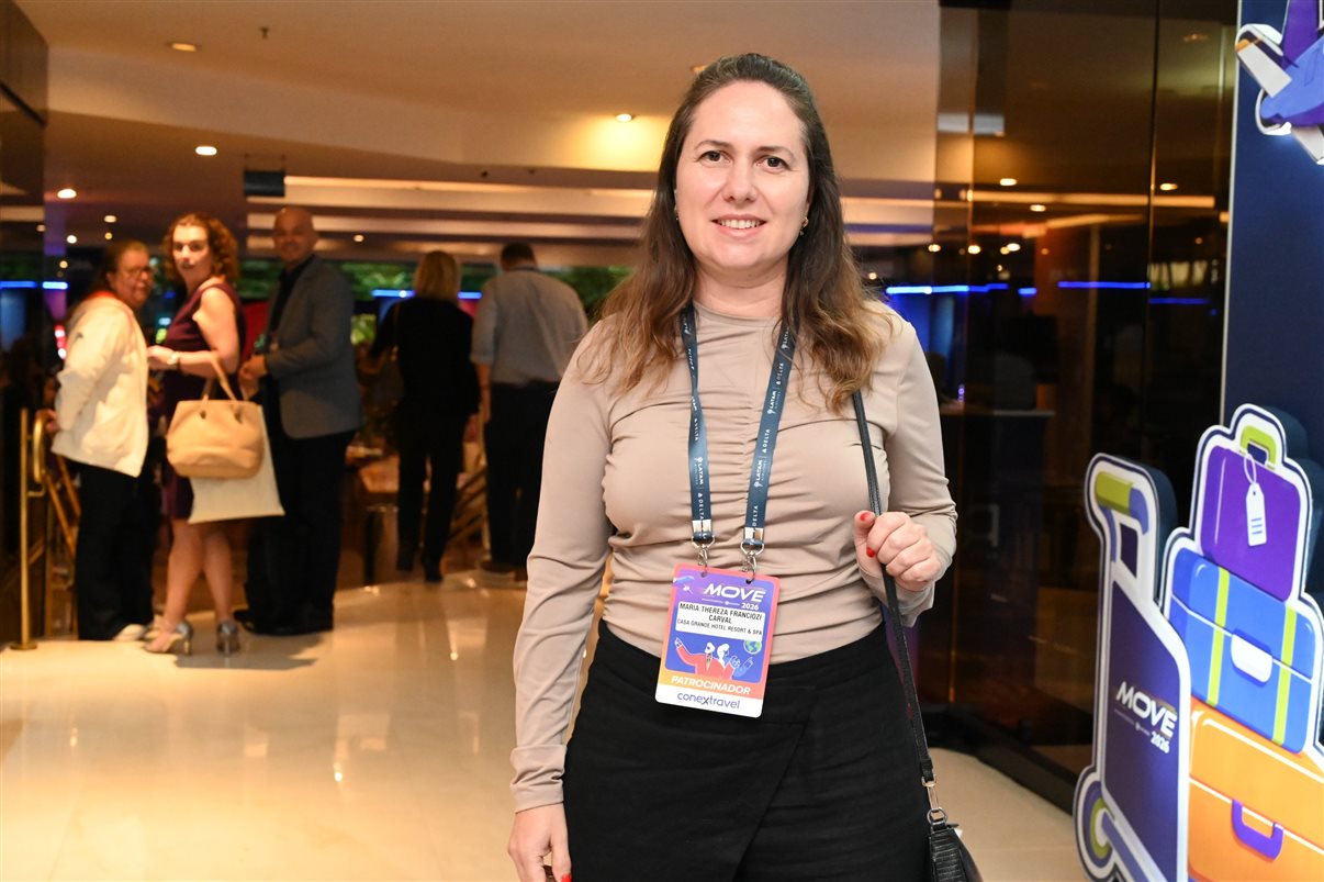 Maria Thereza Franciozi, do Casa Grande Hotel Resort & Spa no MOVE 2026