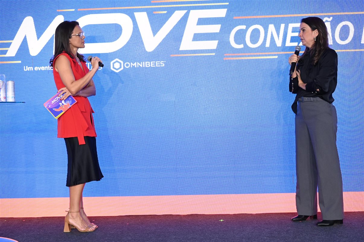 Claudia Cordeiro, do Grupo Ser Educacional, e Aline Mafra, da Latam