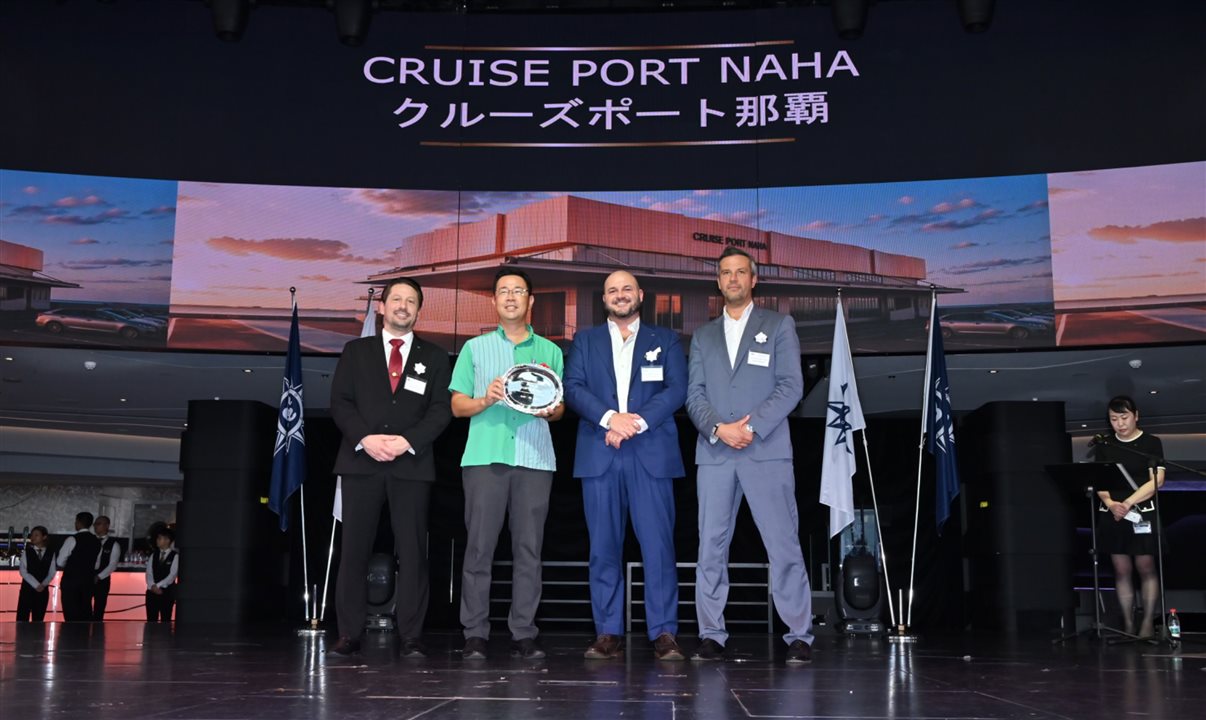 Obras do novo terminal de cruzeiros no Porto de Naha, em Okinawa, no Japão, devem ser concluídas em março de 2028