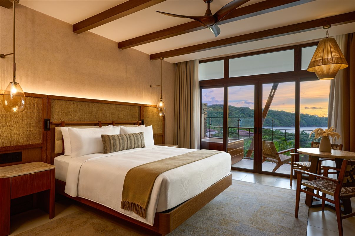 Um dos 415 apartamentos do JW Marriott Costa Elena Resort & Spa, na Costa Rica