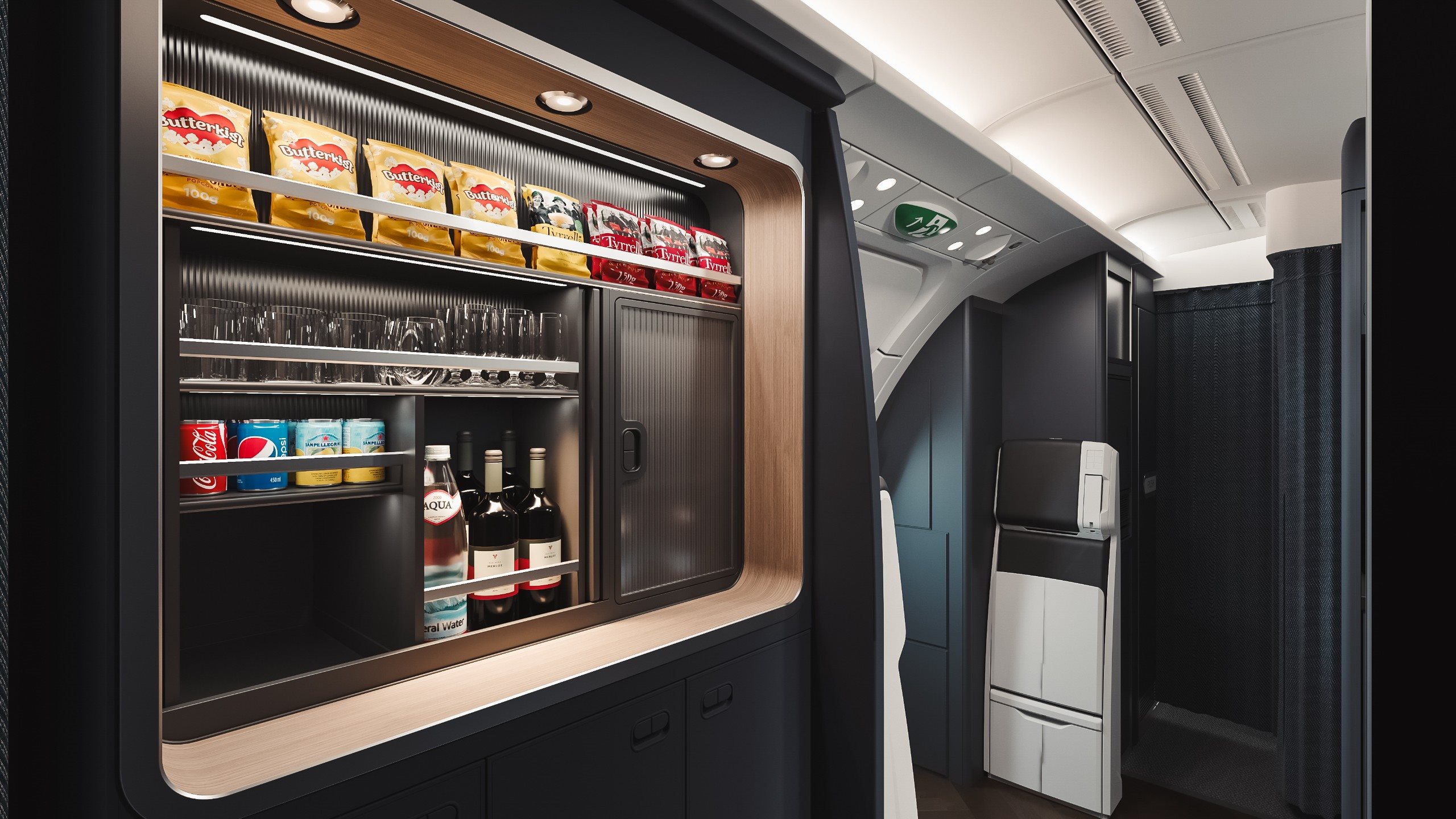 A380 terá 106 assentos Club Suite no deck superior, distribuídos em quatro zonas, com áreas de convivência, Club Kitchens e novos kits de amenidades assinados por artistas britânicos