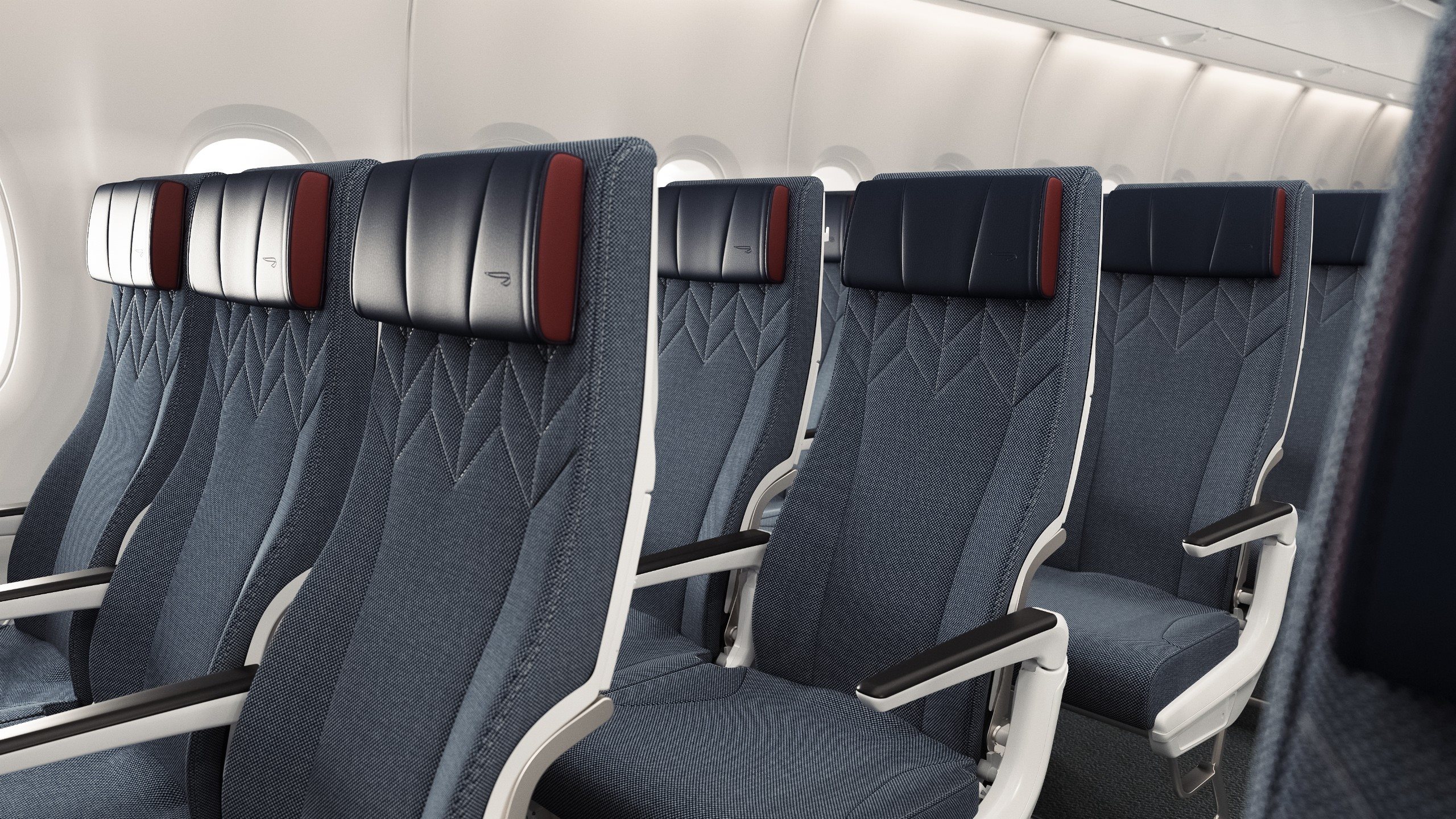 Na econômica World Traveller, os passageiros encontrarão telas de entretenimento maiores, assentos mais largos e novos itens de cama