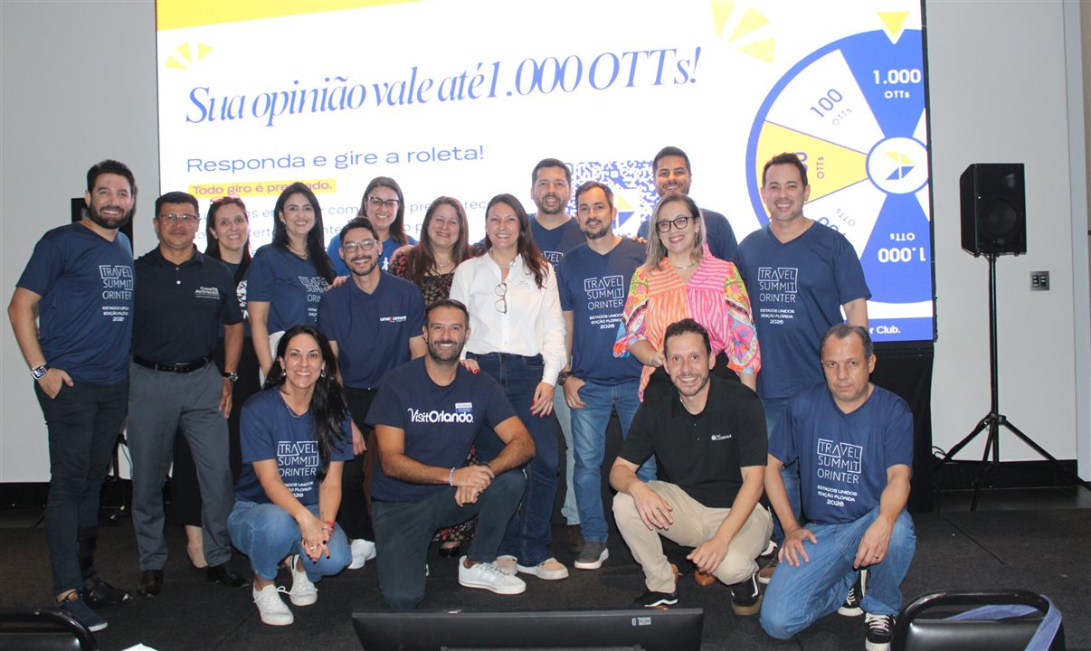 Equipe da Orinter com fornecedores parceiros