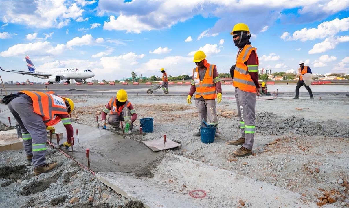 Obras no aeroporto de Congonhas