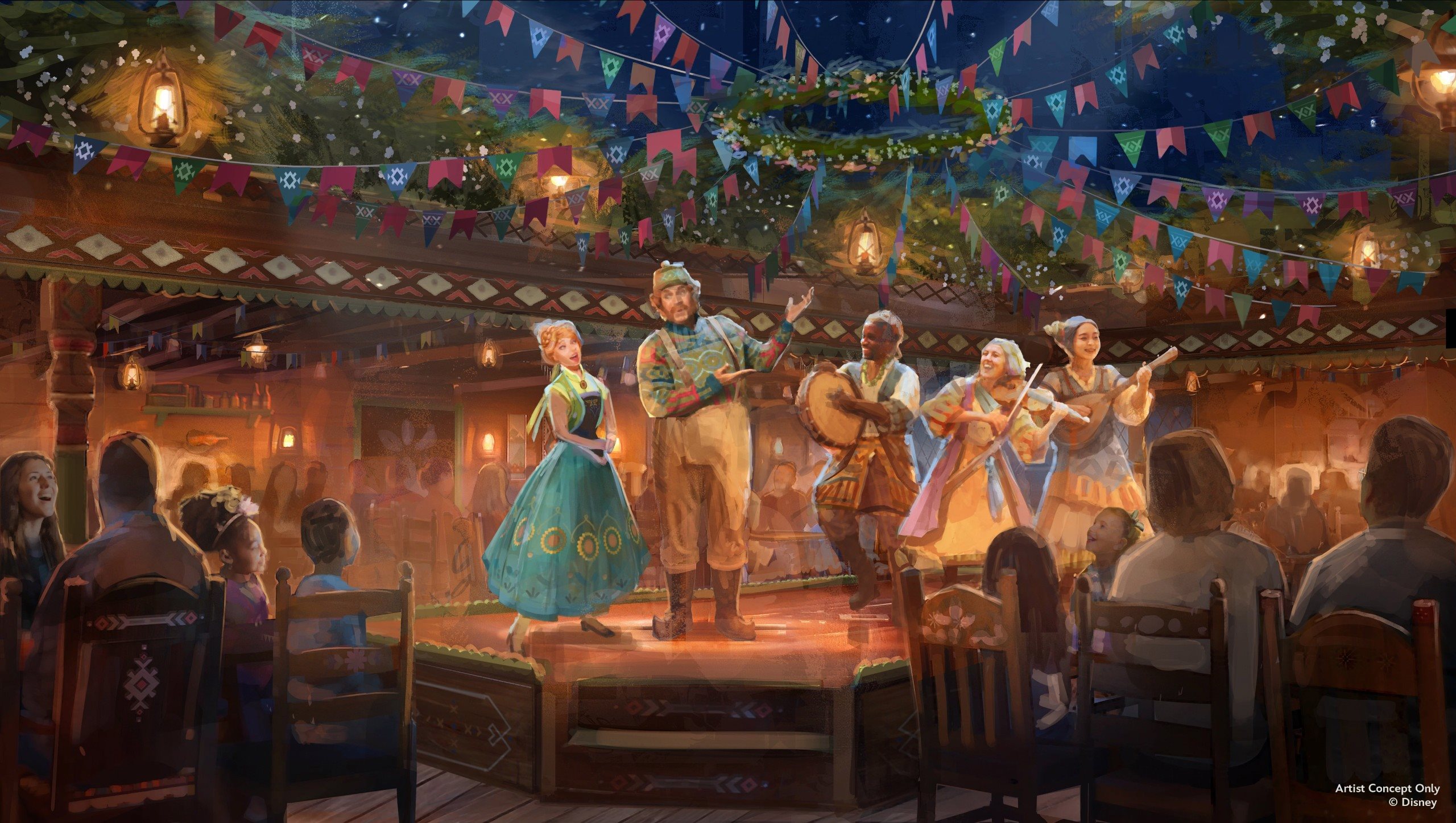 Oaken’s Table: A Frozen Family Feast será um jantar-show imersivo inspirado em Frozen