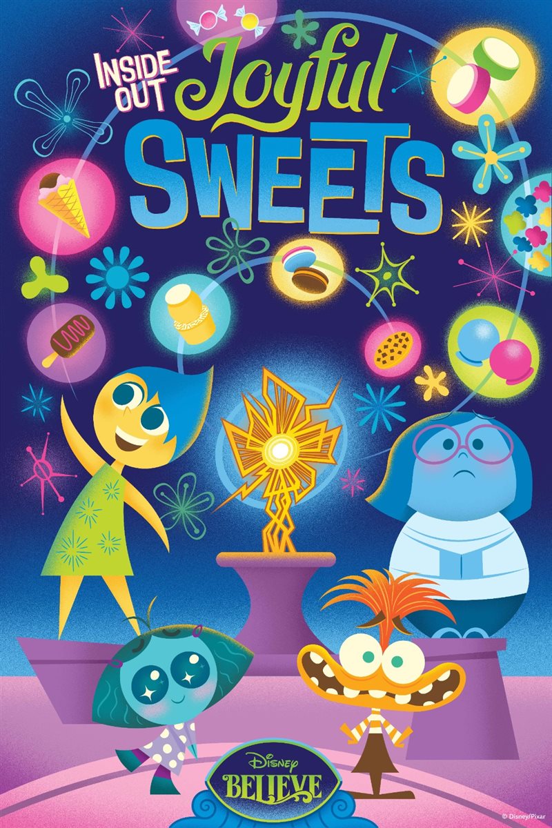Disney Believe terá o Inside Out: Joyful Sweets, loja de doces inspirada em Divertida Mente 2