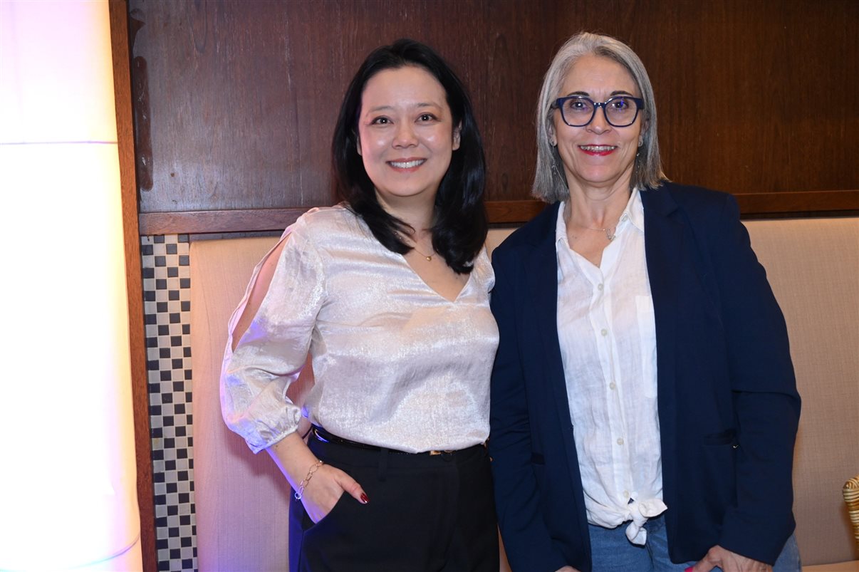 Claudia Shishido, da Air Europa, e Cristiane Misse, da Alstom