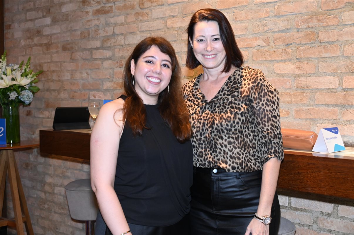 Mariana Campos, da Air Europa, e Roseane Coelho, da Telefonica